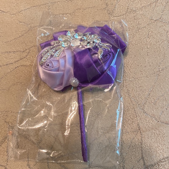 Wedding dress plus size for sale with all the accessories and bridesmaids dk pur - Picture 1 of 10